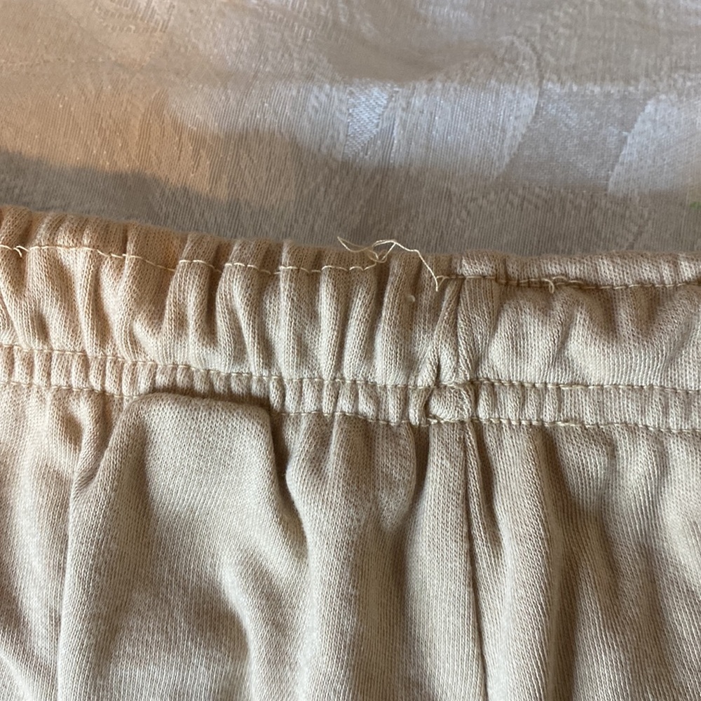 Women’s Tan Pull On Drawstring Bermuda Shorts - Picture 6 of 6